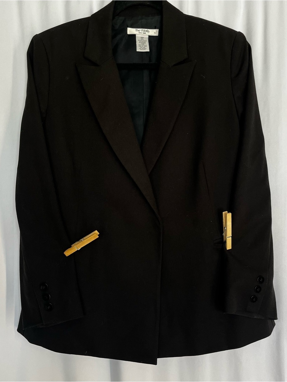 Waverly Black Classic Single-Button Blazer